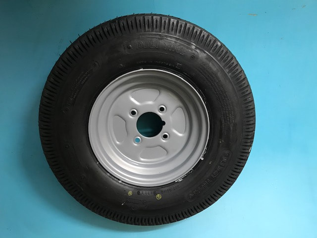 5 OF 500 X 10 TRAILER WHEELS 4 STUD 4" PCD 6PLY NEW ITEMS 